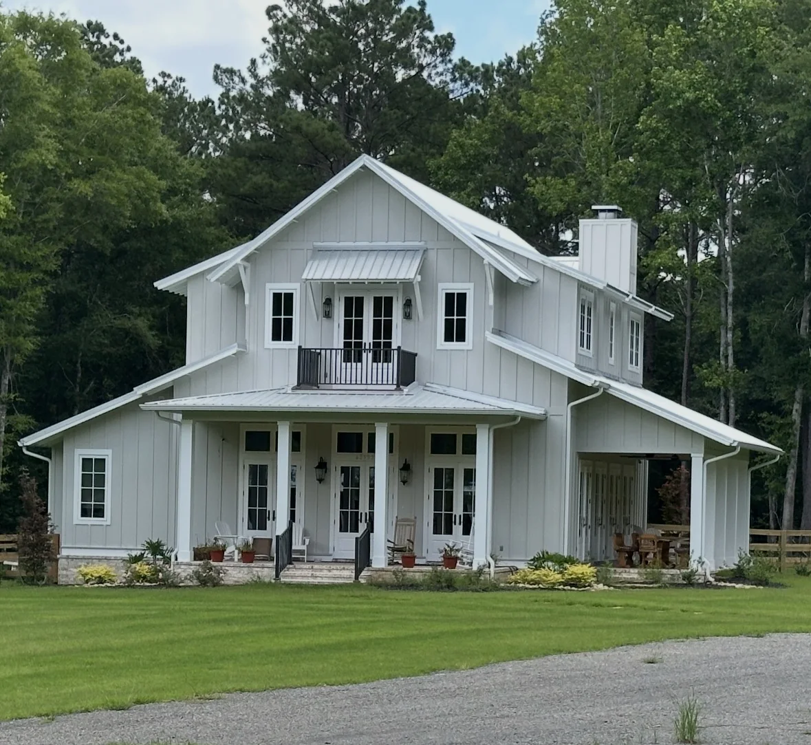 Finished custom home