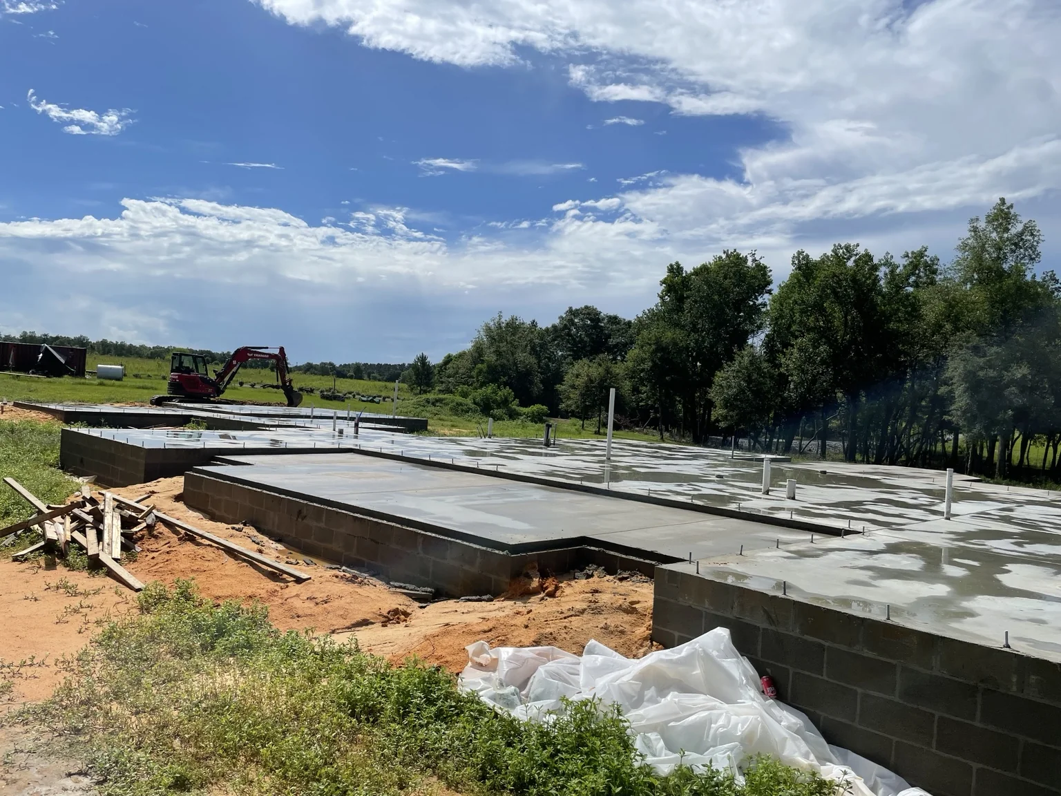 Foundation and site work