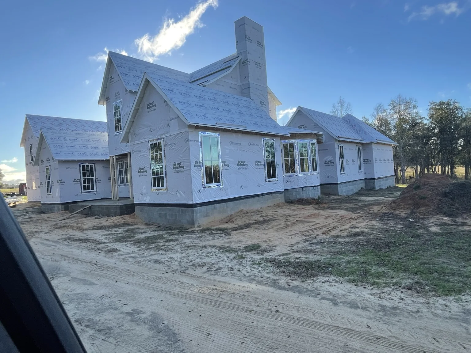 Custom home framing