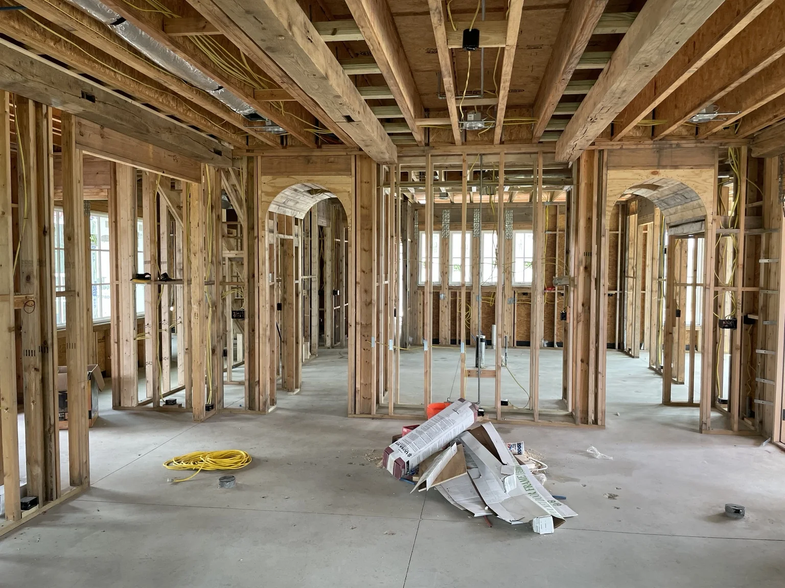 Interior framing and craftsmanship